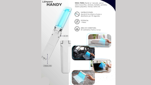 LAMPARA DESINFECTANTE UV HANDY